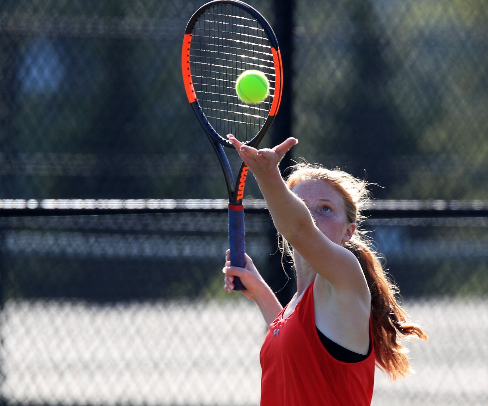 Class 2 girls tennis quarterfinal: Parkway Central 5, Cor Jesu 4